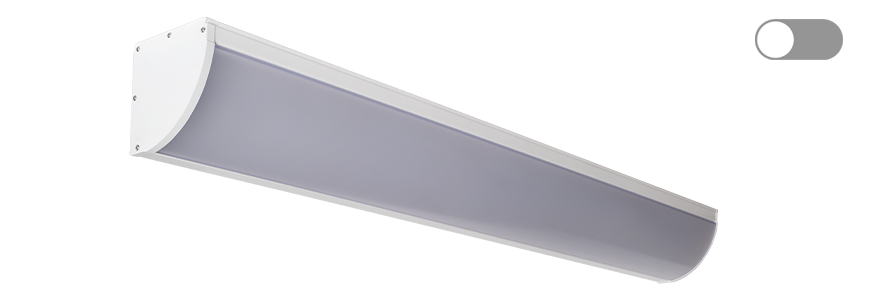 Resistalux Surface Linear Luminaire - Off