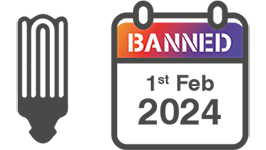 Compact fluorescent lamps with plug-in base (CFLni) - Banned 2024